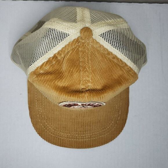 Vtg George Killians Irish Red Beer Corduroy Mesh Snapback Trucker Hat Imperial - Picture 5 of 12